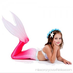 FXFAN New Girl Mermaid Tail Swimsuit Suit Princess Girl Baby Mermaid Swimwear CUIYAN 4 B07F74HXGJ